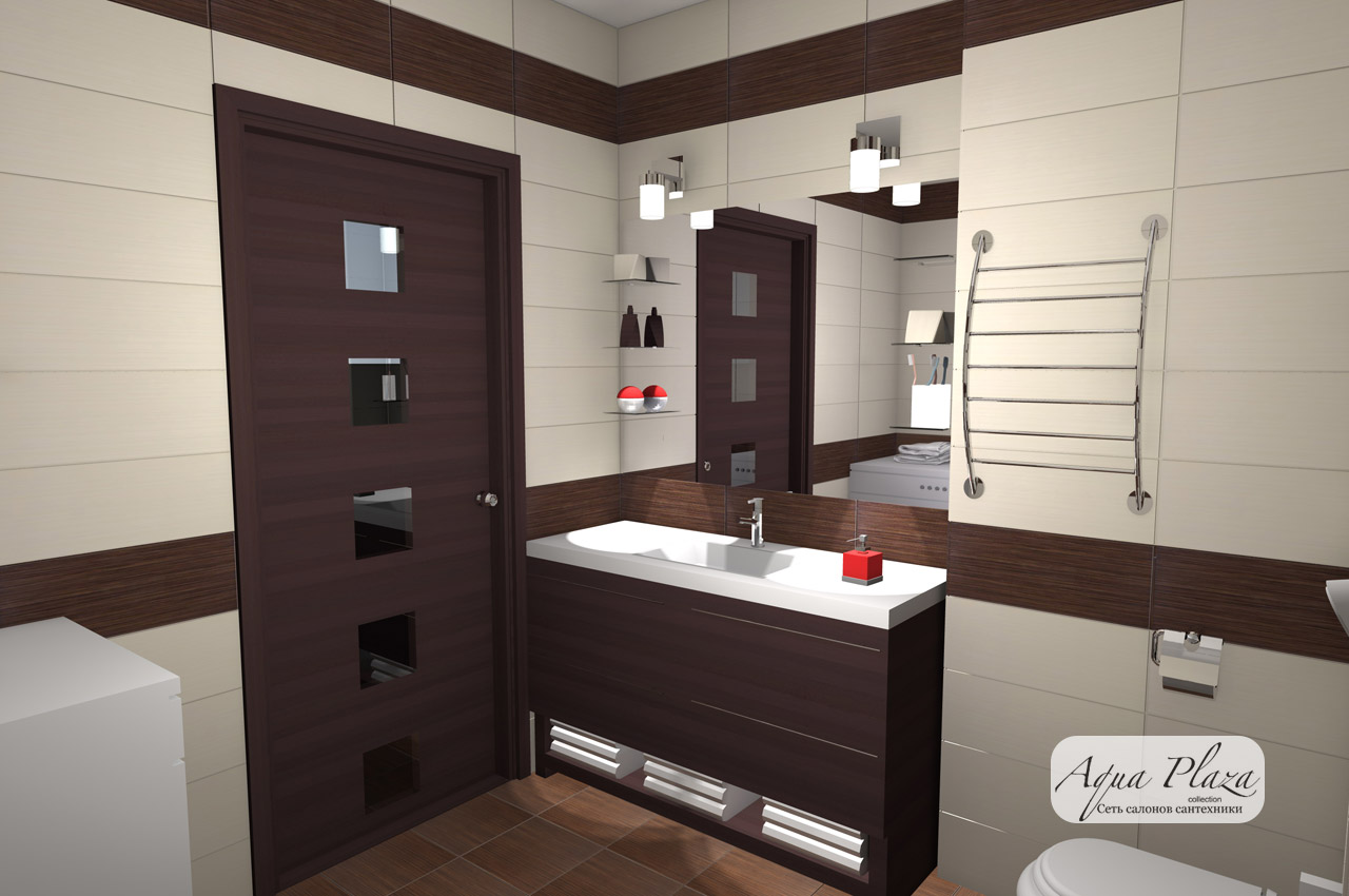 Готовые дизайнерские решения для ванных комнат и санузлов
